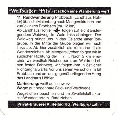 weilburg lm-he weilburger wander 6b (quad180-wanderweg 11-schwarz)